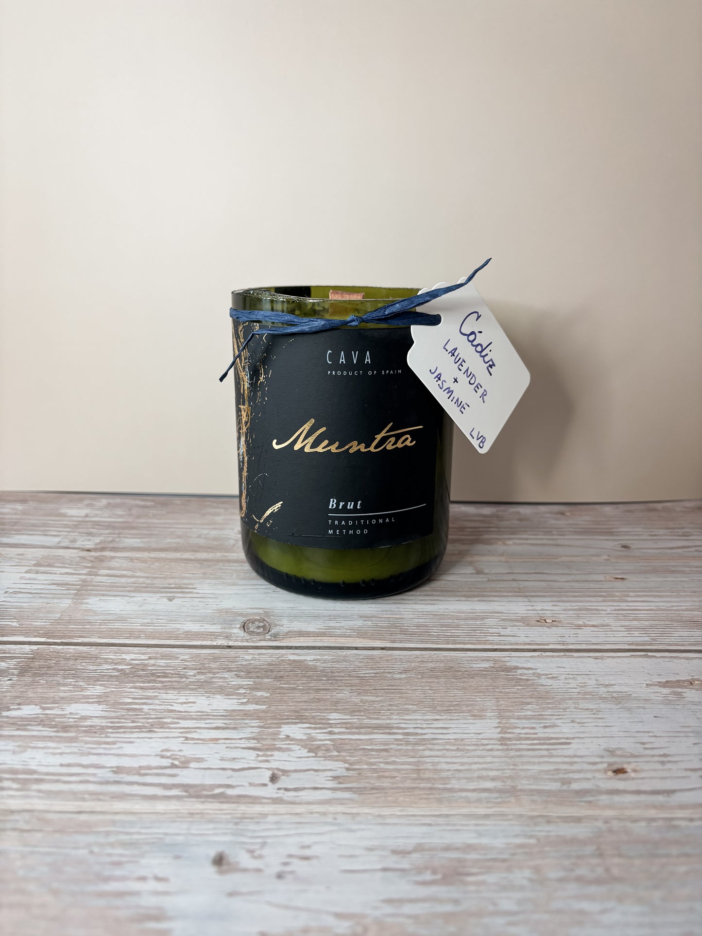 Cadiz -- Lavender + Jasmine Soy Woodwick Candle