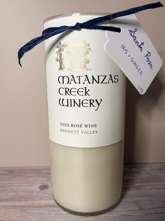 Santa Rosa -- Iris + Ginger Soy Candle