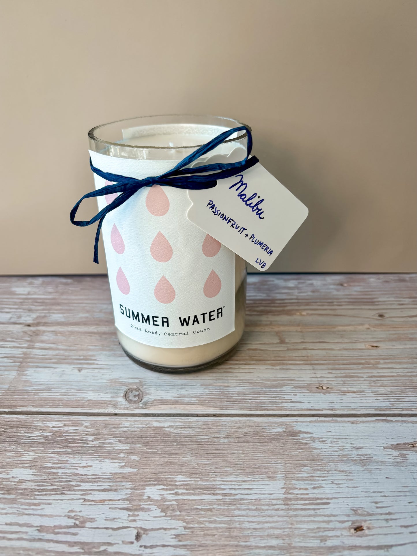 Malibu -- Passionfruit + Plumeria Soy Candle