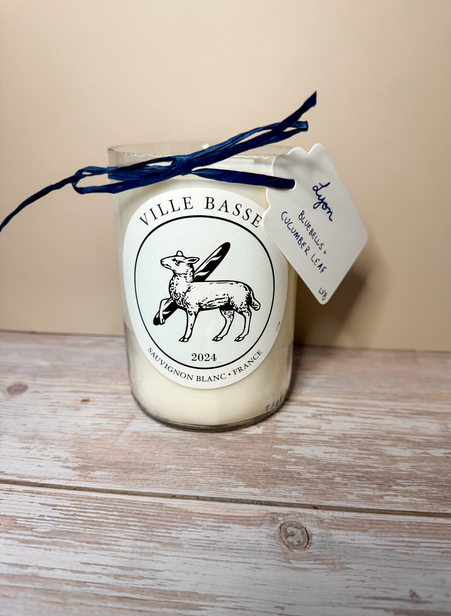 Lyon -- Bluebells + Cucumber Leaf Soy Candle