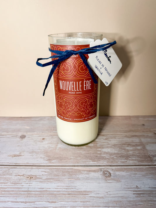 Menton -- Fleurs de Provence + Vanilla Soy Candle