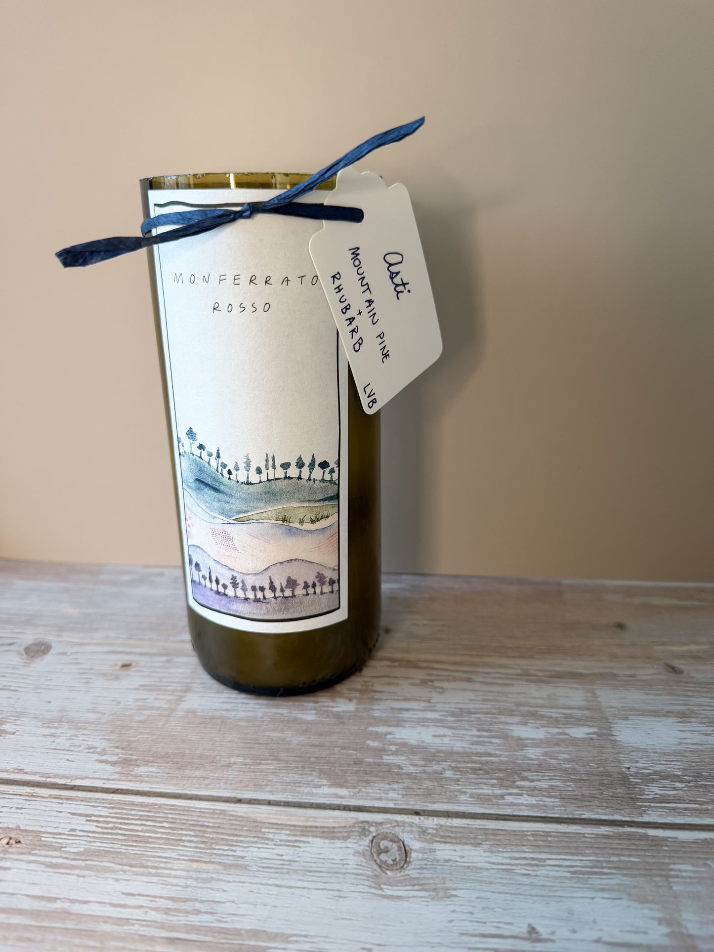 Asti -- Mountain Pine + Rhubarb Soy Candle
