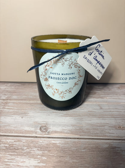 Cortina d’Ampezzo — Bayberry + Fir Wreath Soy Woodwick Candle