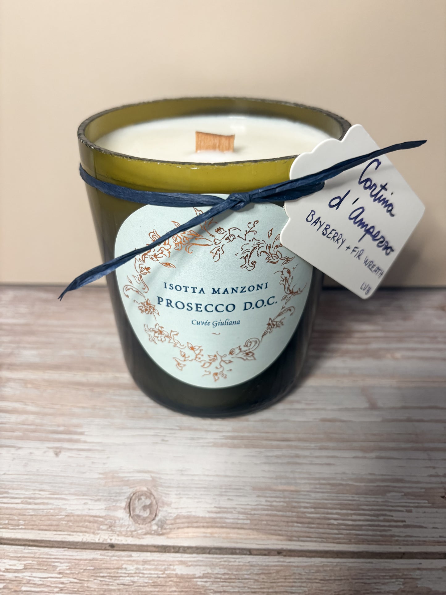 Cortina d’Ampezzo — Bayberry + Fir Wreath Soy Woodwick Candle