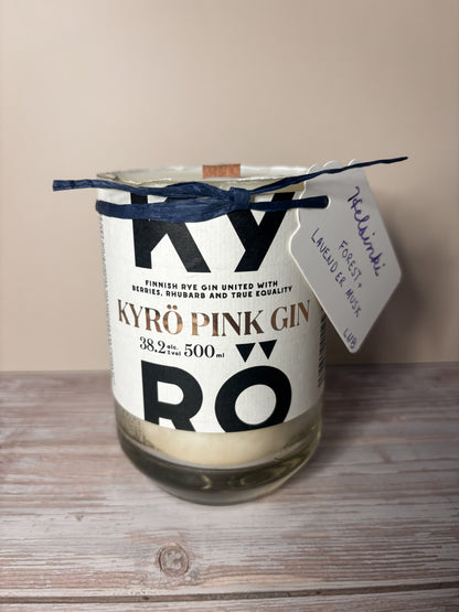 Helsinki —Wood, Lavender, + Musk Soy Woodwick Candle