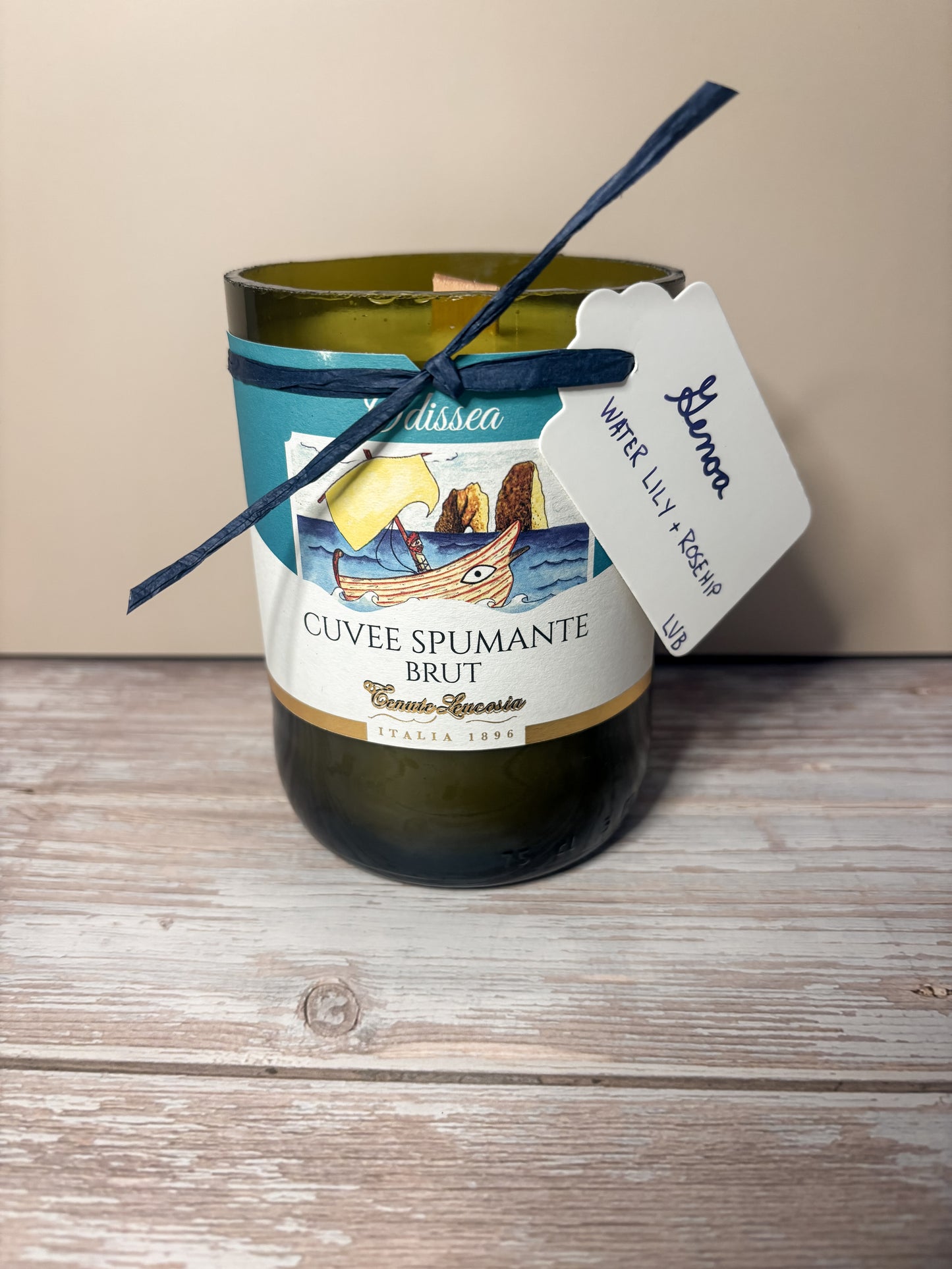 Genoa — Water Lily + Rosehip Soy Woodwick Candle