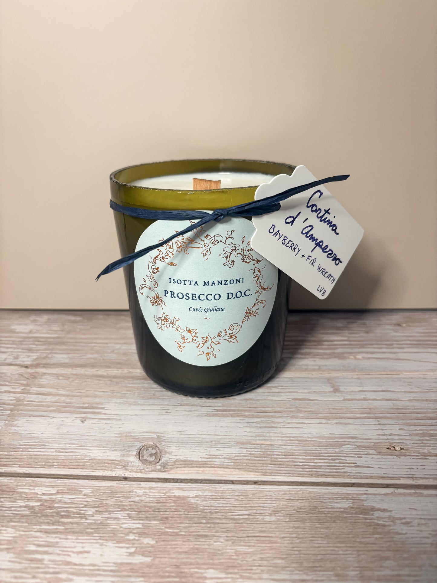 Cortina d’Ampezzo — Bayberry + Fir Wreath Soy Woodwick Candle