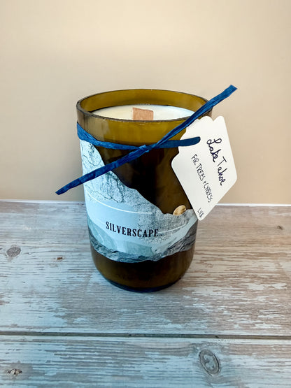 Lake Tahoe -- Fir Trees + Cypress Soy Woodwick Candle