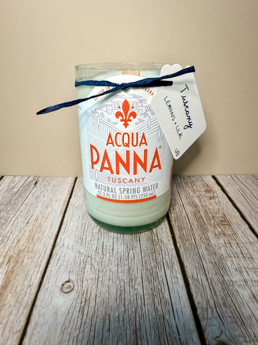 Tuscany -- Lemons + Lilac Soy Woodwick Candle