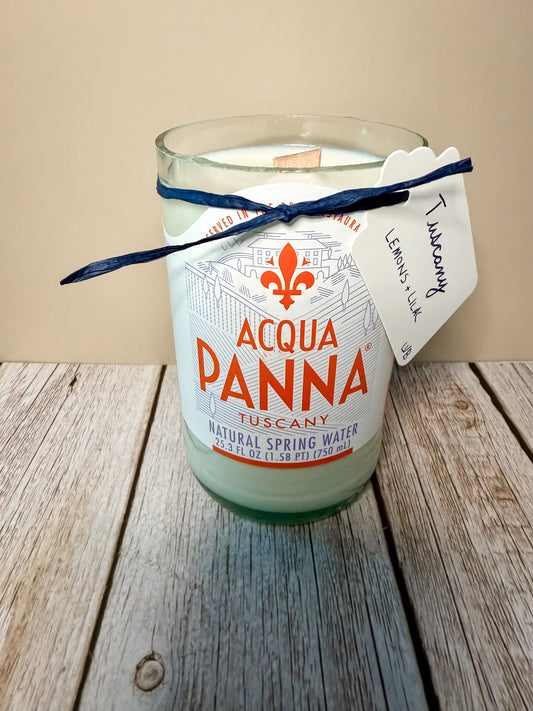 Tuscany -- Lemons + Lilac Soy Woodwick Candle
