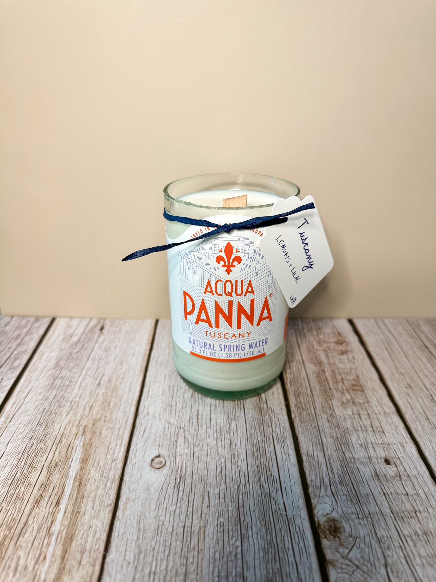 Tuscany -- Lemons + Lilac Soy Woodwick Candle