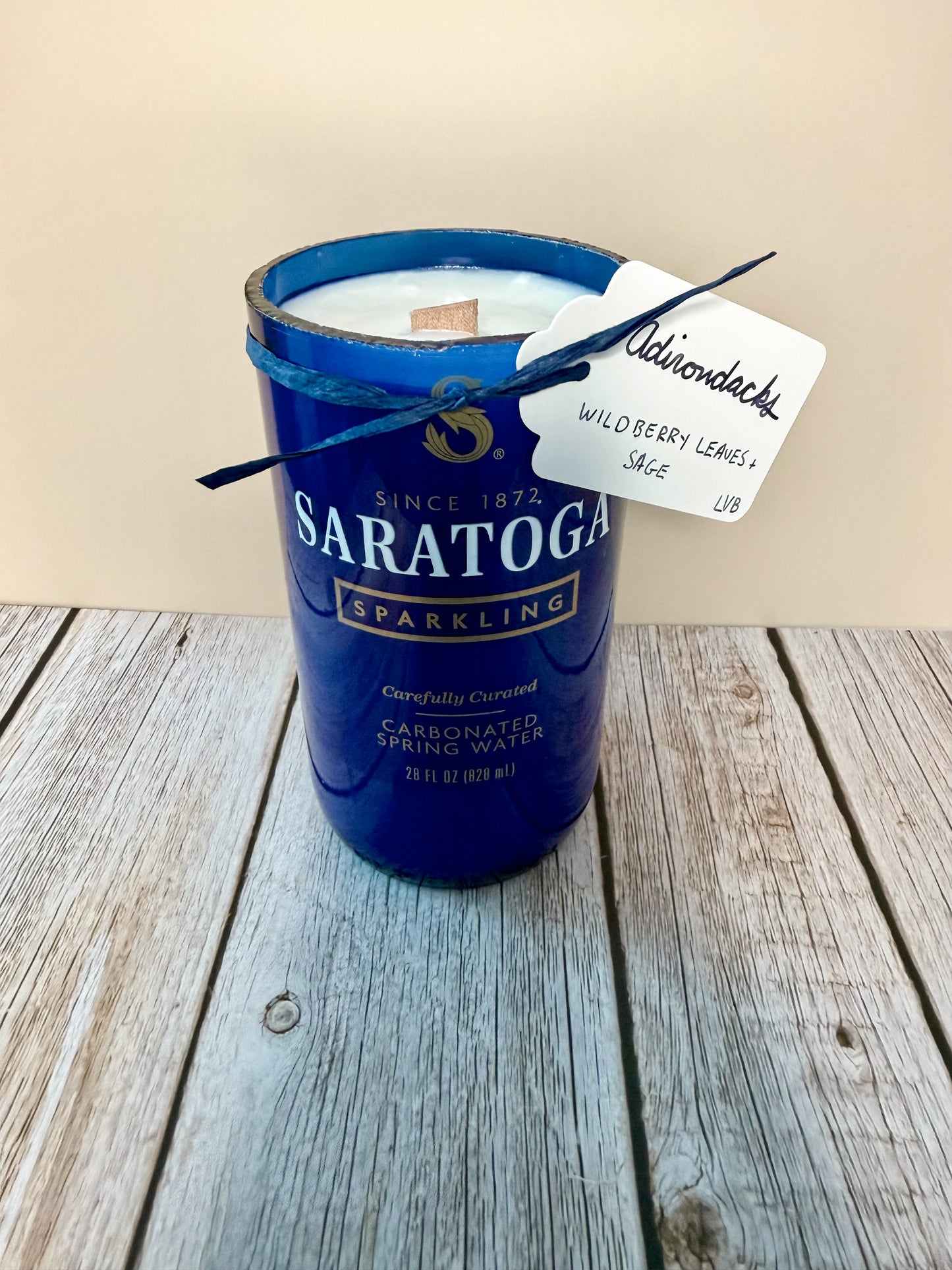 Adirondacks -- Wildberry Leaves + Sage Soy Woodwick Candle