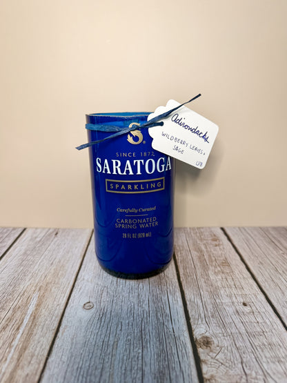 Adirondacks -- Wildberry Leaves + Sage Soy Woodwick Candle