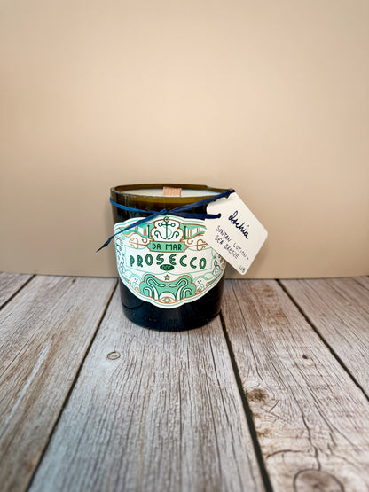 Ischia -- Suntan Lotion + Sea Breeze Soy Woodwick Candle