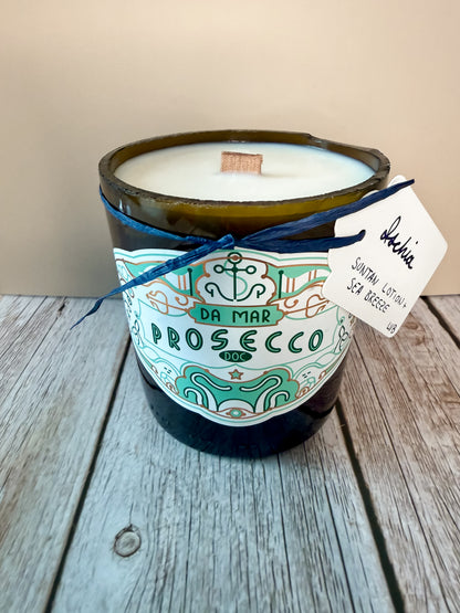 Ischia -- Suntan Lotion + Sea Breeze Soy Woodwick Candle