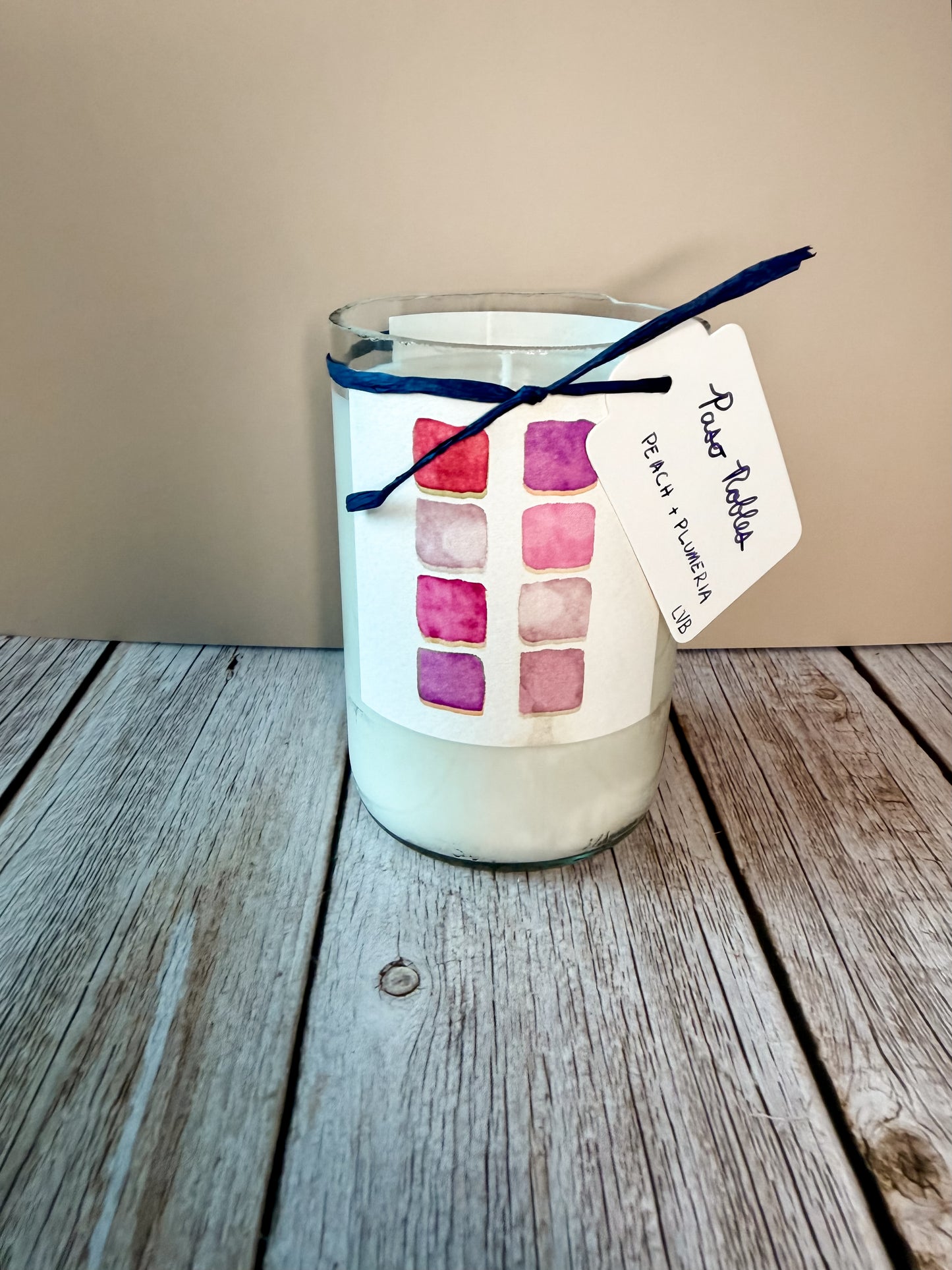 Paso Robles -- Peach + Plumeria Soy Candle