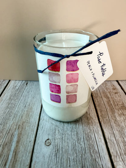 Paso Robles -- Peach + Plumeria Soy Candle