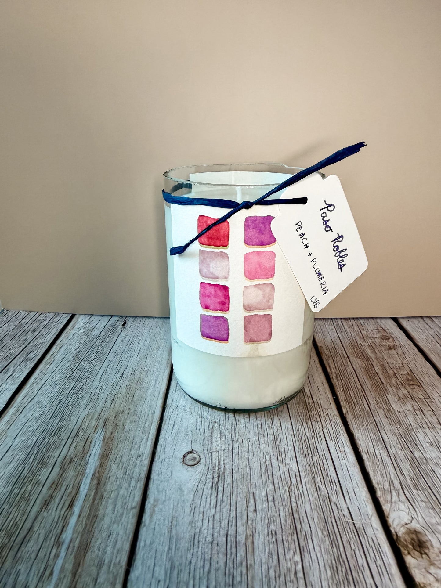 Paso Robles -- Peach + Plumeria Soy Candle