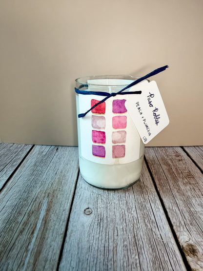 Paso Robles -- Peach + Plumeria Soy Candle
