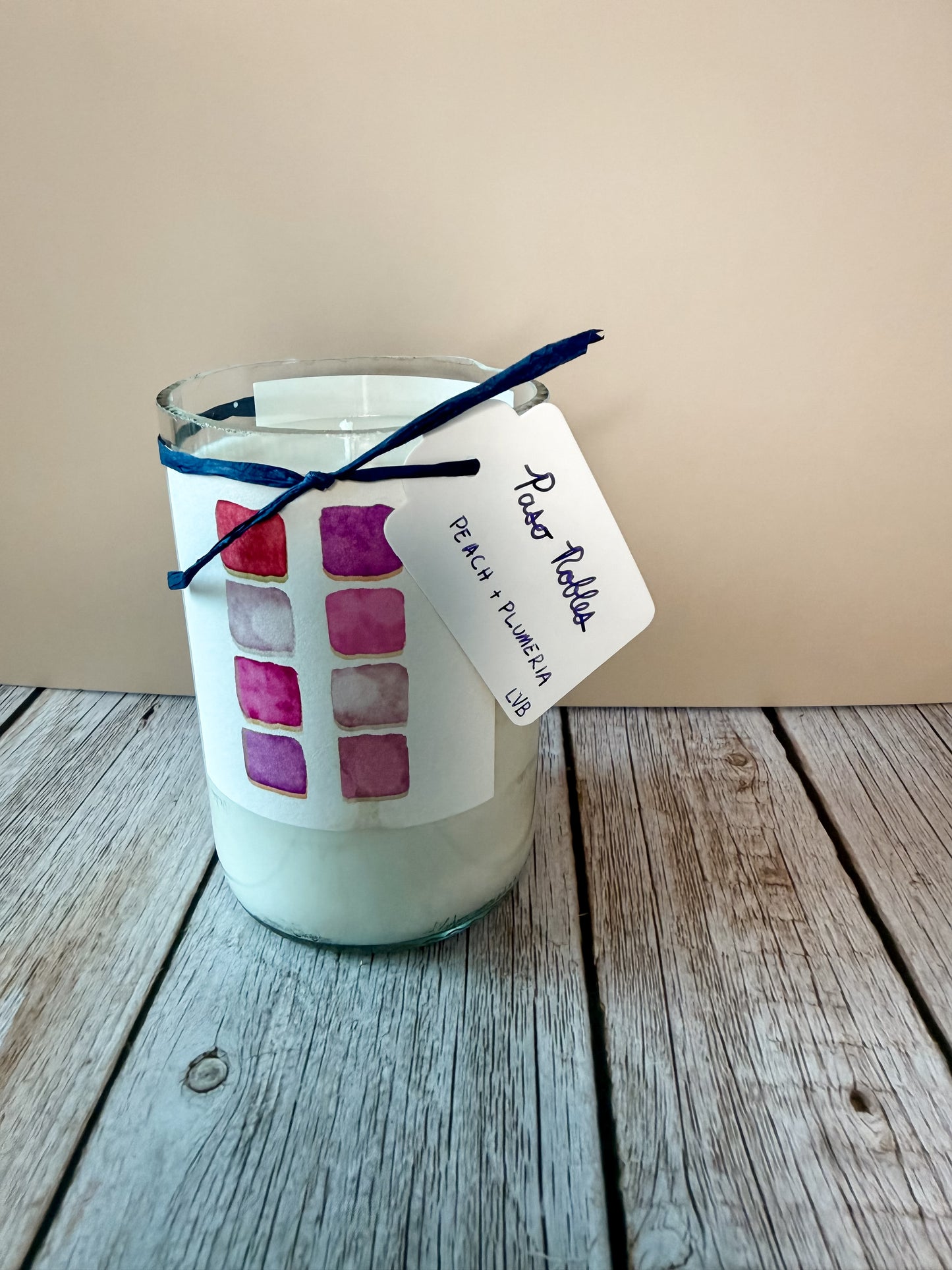Paso Robles -- Peach + Plumeria Soy Candle