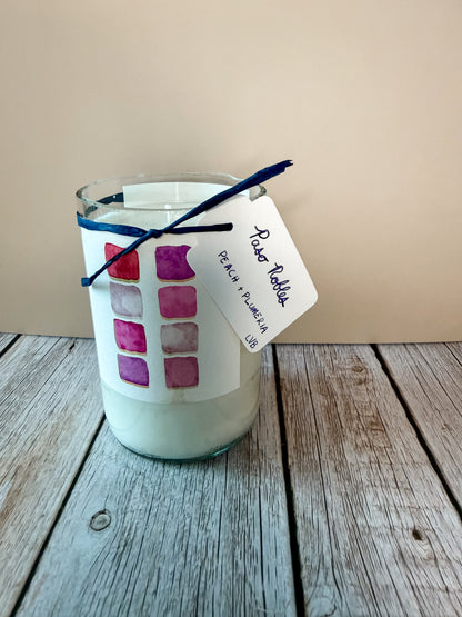 Paso Robles -- Peach + Plumeria Soy Candle