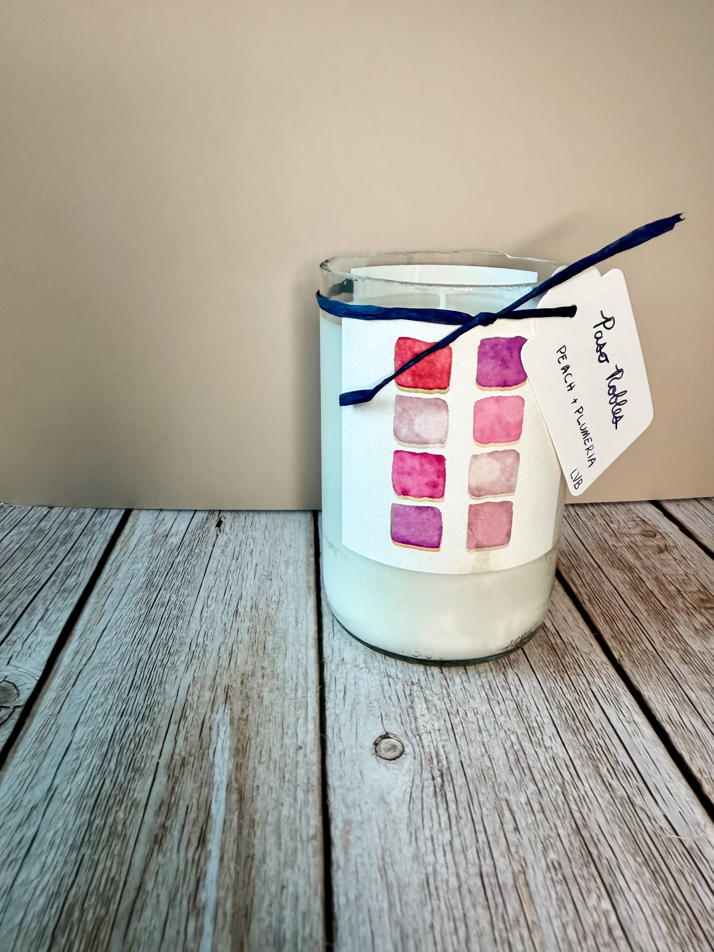 Paso Robles -- Peach + Plumeria Soy Candle