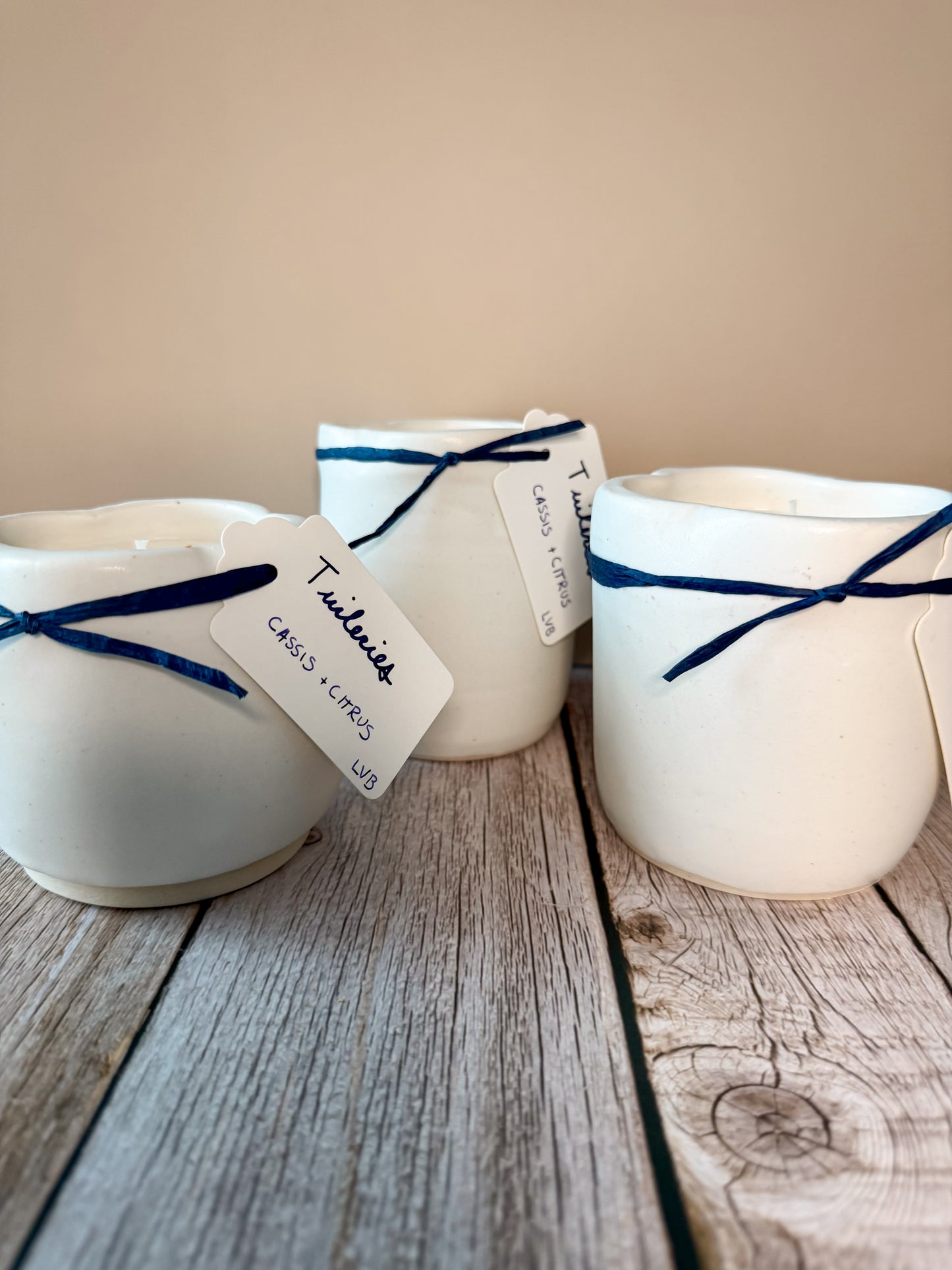 Tuileries -- Cassis + Citrus Soy Porcelain Candle