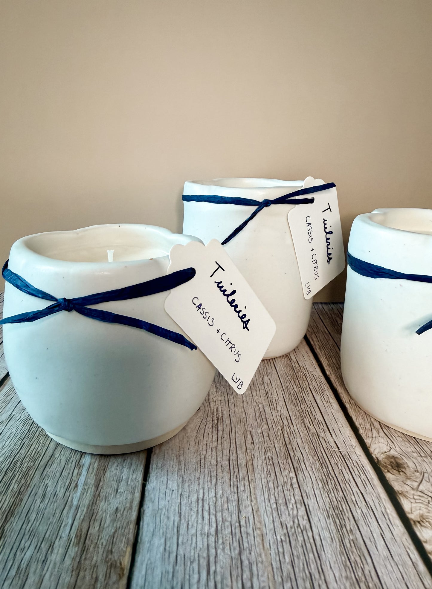Tuileries -- Cassis + Citrus Soy Porcelain Candle