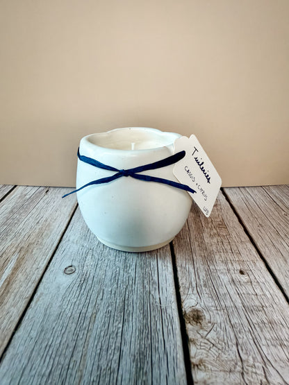 Tuileries -- Cassis + Citrus Soy Porcelain Candle