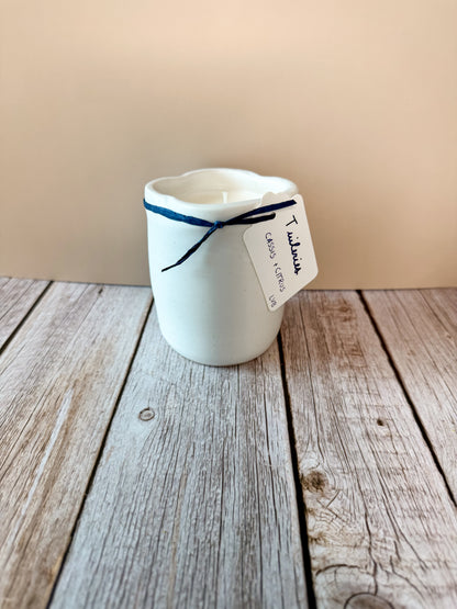 Tuileries -- Cassis + Citrus Soy Porcelain Candle