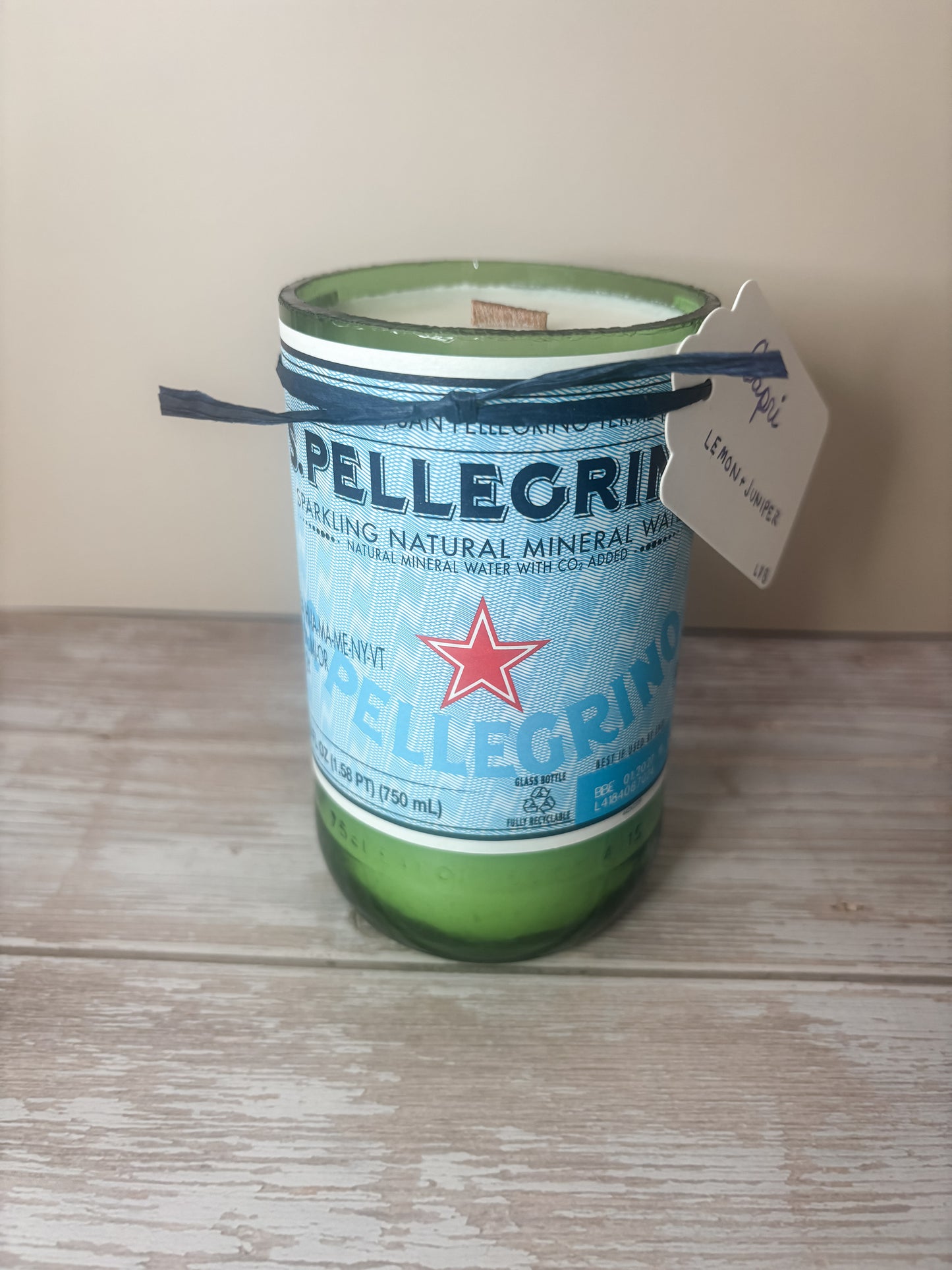 Capri -- Lemon + Juniper Soy Woodwick Candle