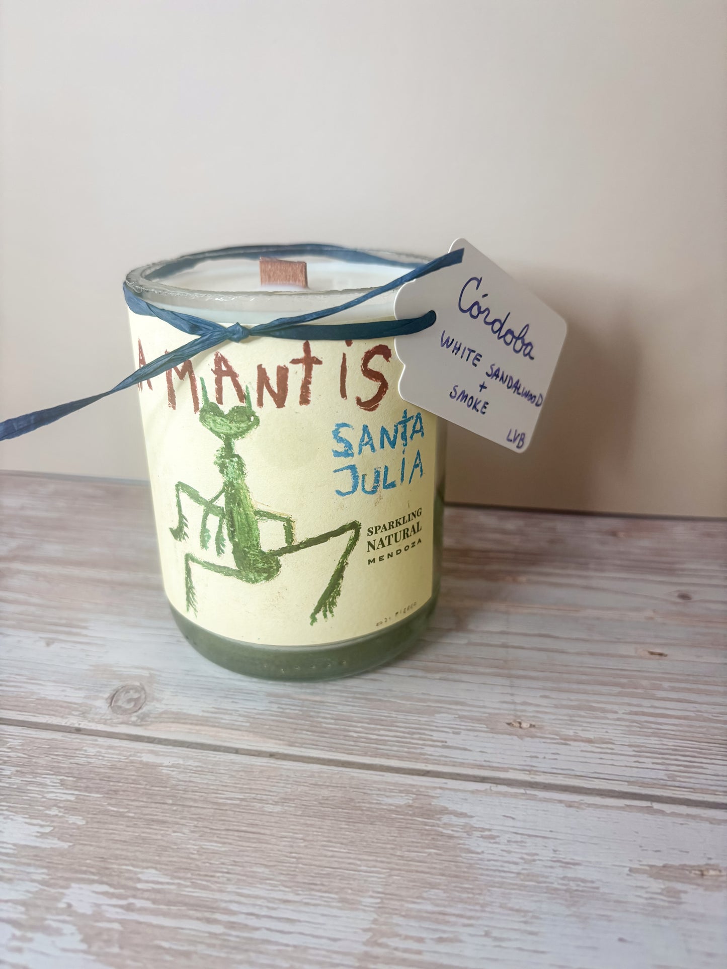 Cordoba -- White Sandalwood + Smoke Woodwick Soy Candle