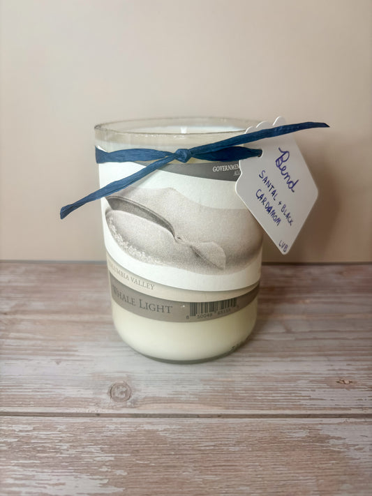 Bend --  Santal + Black Cardamom Soy Candle