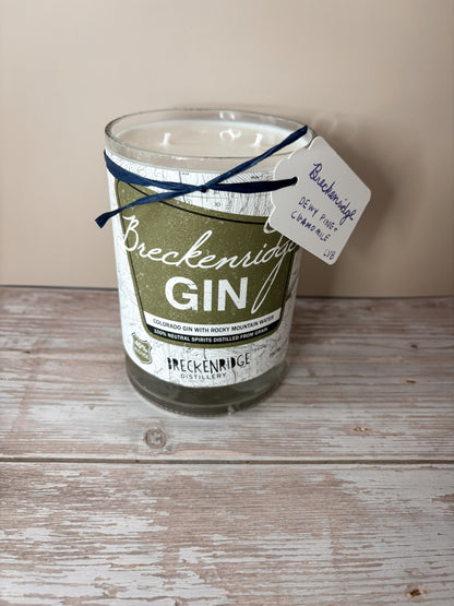 Breckenridge --  Dewy Pine + Chamomile Double Wick Candle