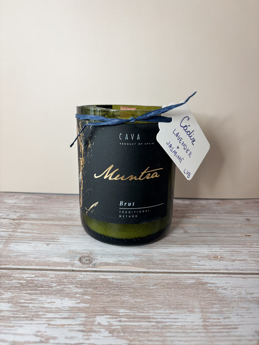Cadiz -- Lavender + Jasmine Soy Woodwick Candle