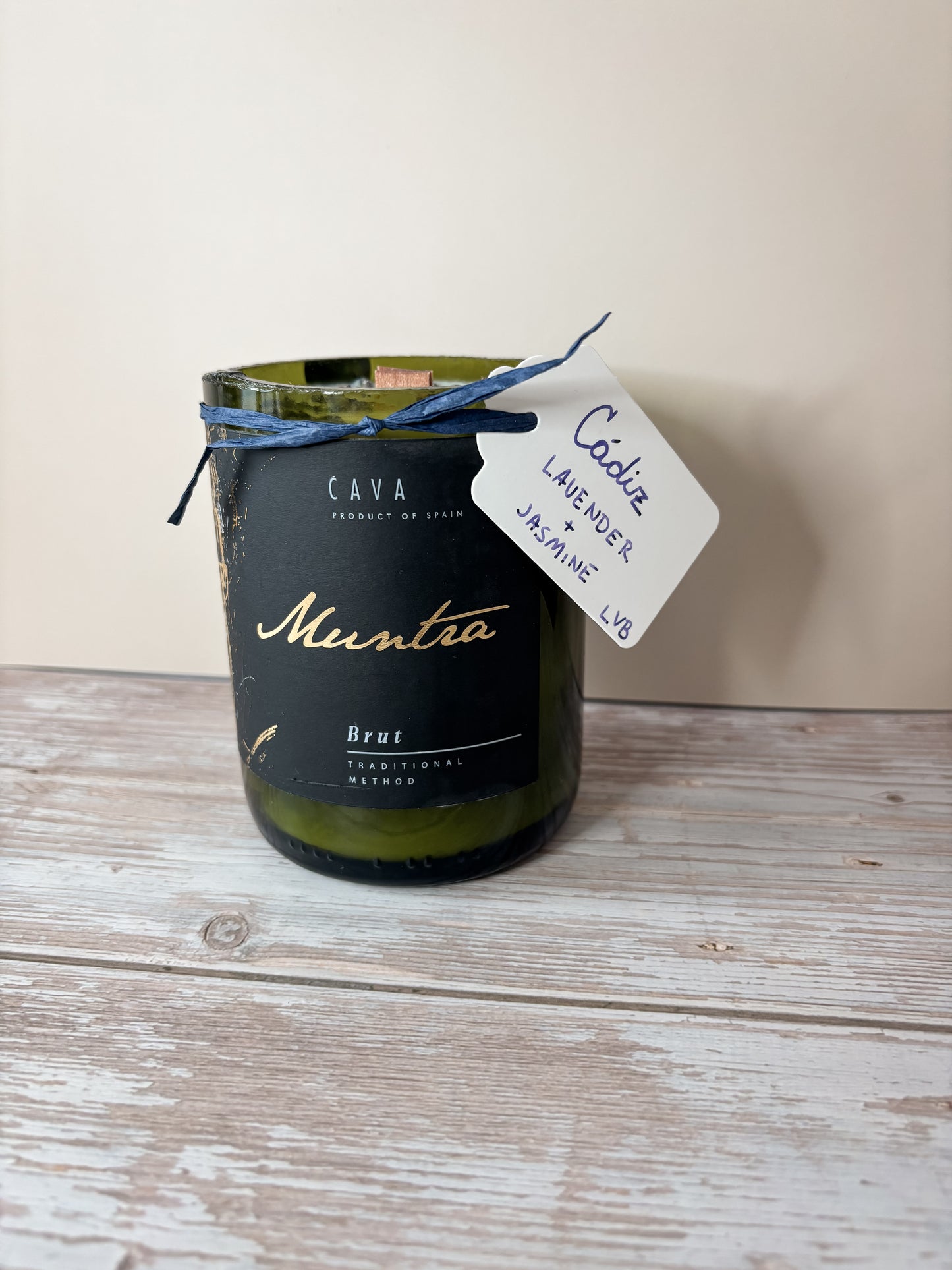 Cadiz -- Lavender + Jasmine Soy Woodwick Candle