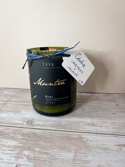 Cadiz -- Lavender + Jasmine Soy Woodwick Candle