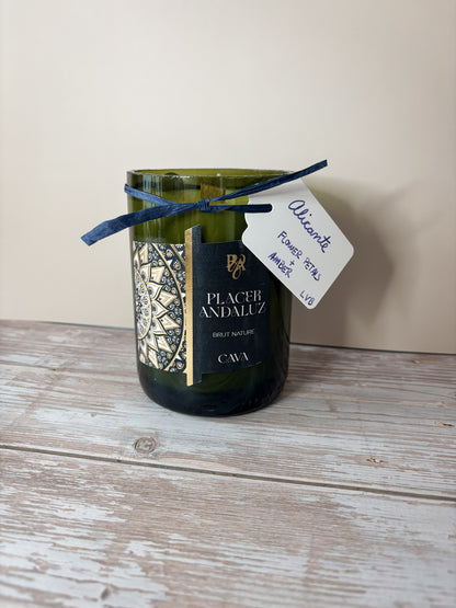 Alicante -- Flower Petals + Amber Soy Woodwick Candles