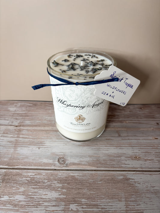 Saint Tropez -- Wildflowers + Sea Air Soy Candle