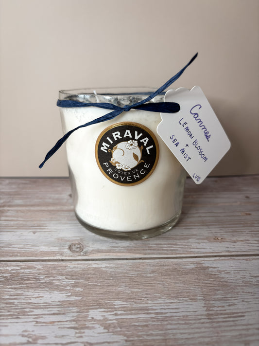 Cannes -- Lemon Blossom + Sea Mist Double Wick Candle