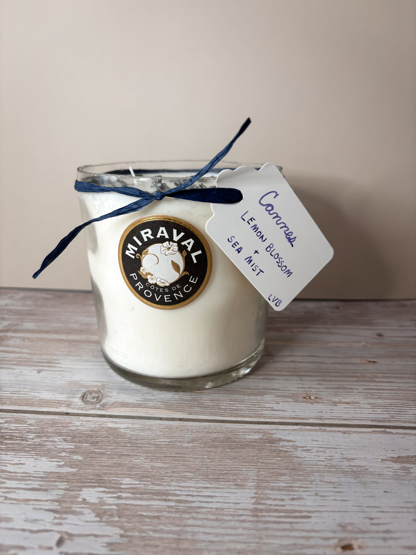 Cannes -- Lemon Blossom + Sea Mist Double Wick Candle