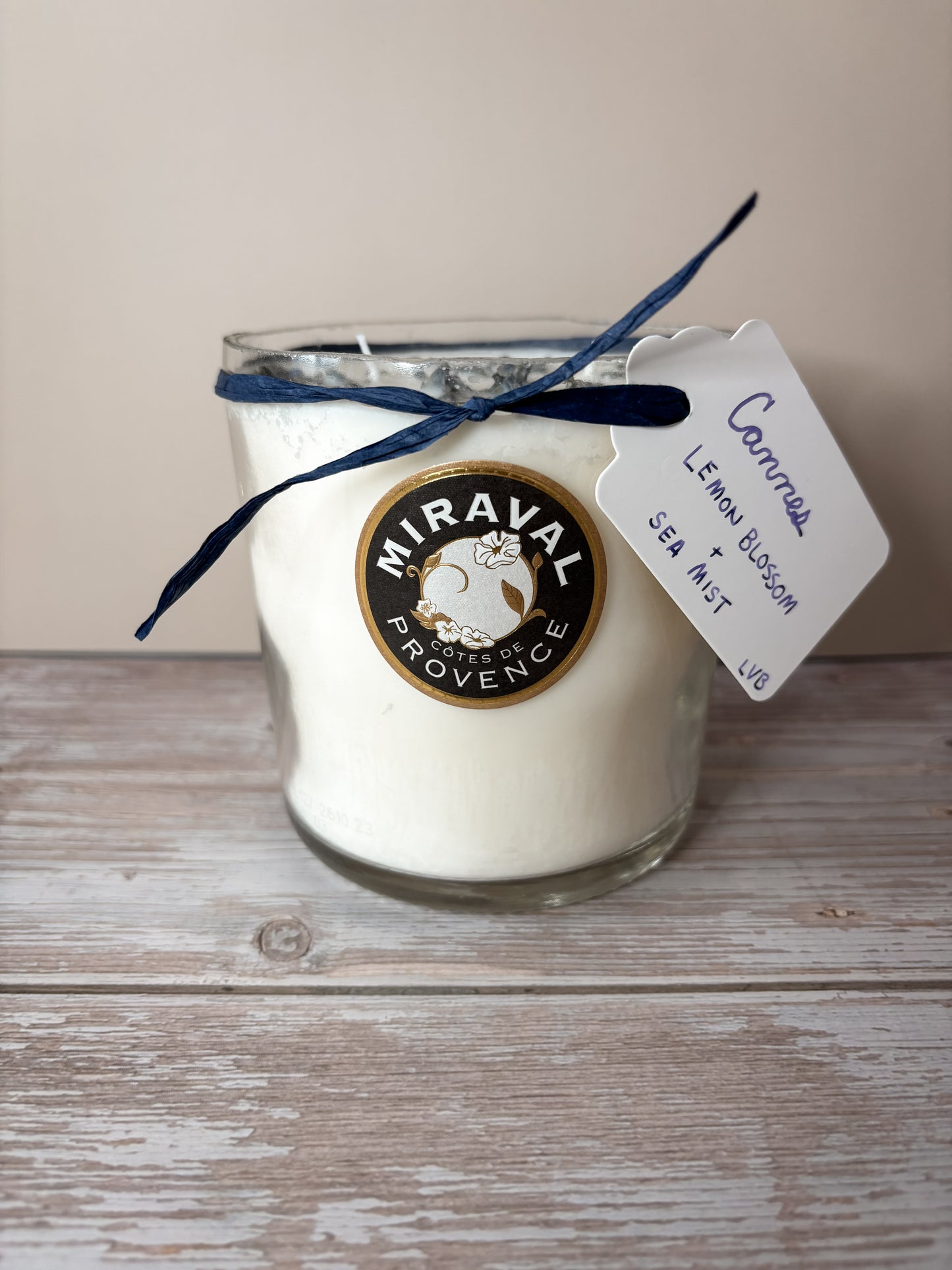 Cannes -- Lemon Blossom + Sea Mist Double Wick Candle