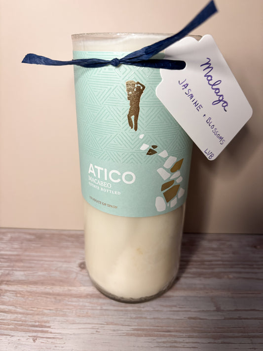 Malaga -- Jasmine + Blossoms Soy Candle