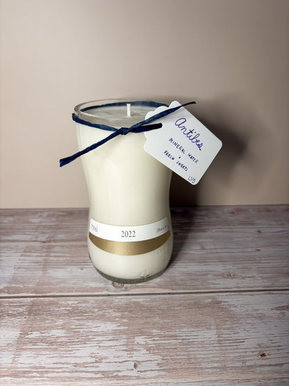 Antibes -- Mineral Water + Fresh Sheets Soy Candle