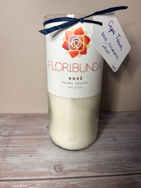 Cape Town -- Rose, Eucalyptus + Mint Soy Candle