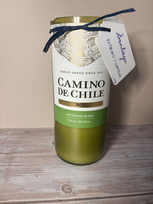 Santiago --  Pistachio + Saffron Soy Candle