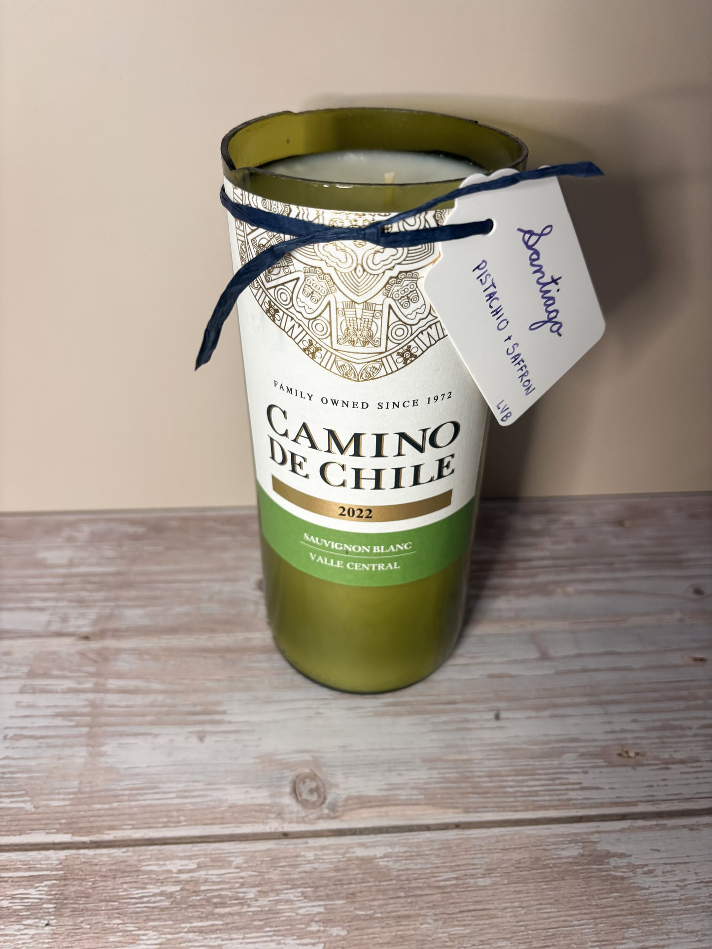 Santiago --  Pistachio + Saffron Soy Candle