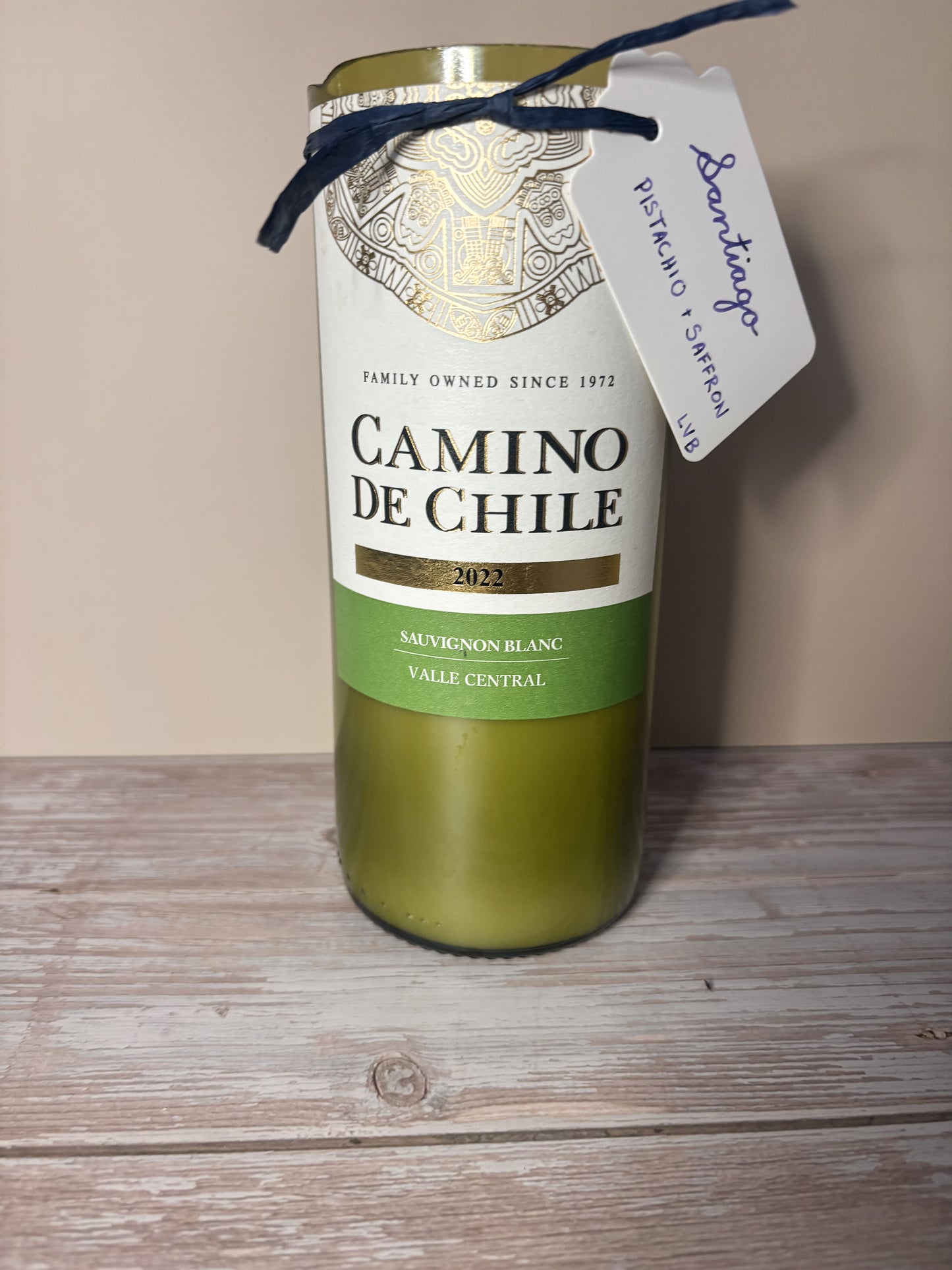 Santiago --  Pistachio + Saffron Soy Candle