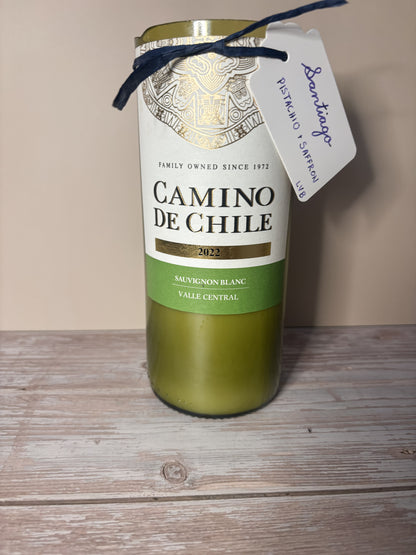 Santiago --  Pistachio + Saffron Soy Candle