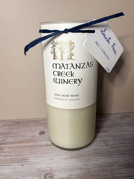 Santa Rosa -- Iris + Ginger Soy Candle